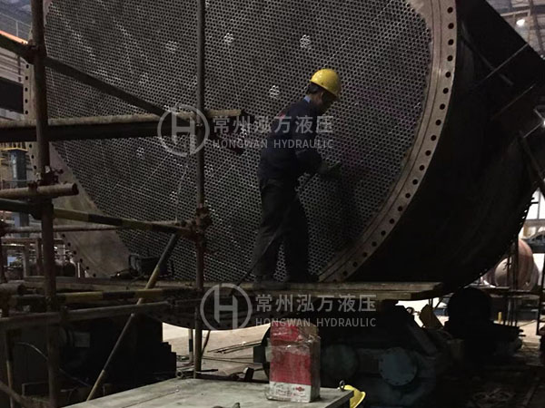 脹管現(xiàn)場